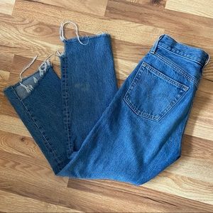 Women’s Levi’s 501 Crop Bottom Jeans